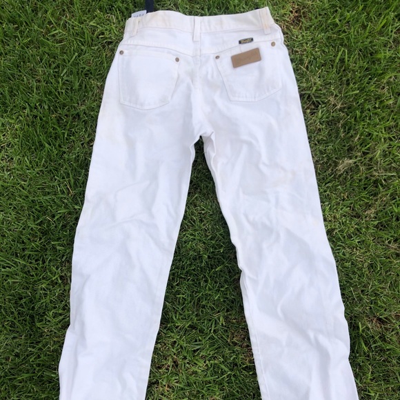 Wrangler Denim - Vintage Wrangler High Rise White Jeans